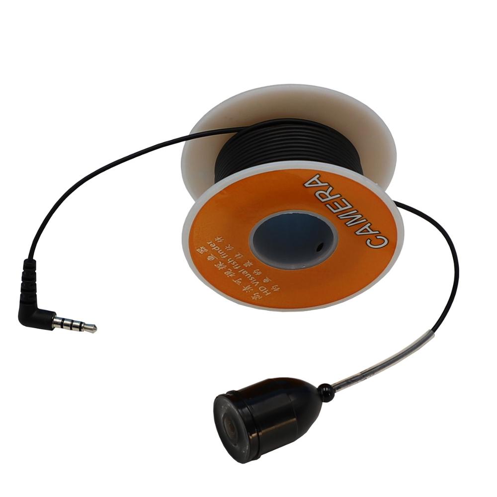 Fishing Depth Finder - 魚群探知機用水中カメラ 8個IRランプ搭載 オン/オフ機能付き釣り用カメラ 15m/20mケーブル付き 7HBS交換・修理用