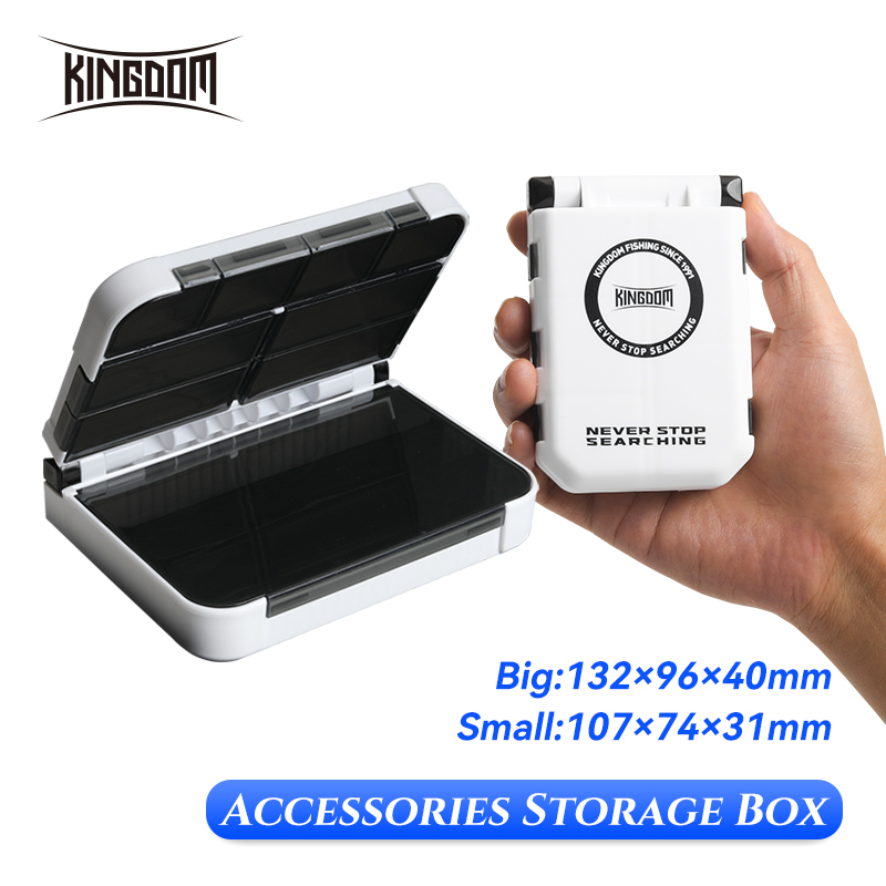 Fish Finder Case - キングダム収納ボックス 2002C/A 釣り道具アクセサリー防水サブボックス釣りフックサプライツール収納ボックス釣具ボックス