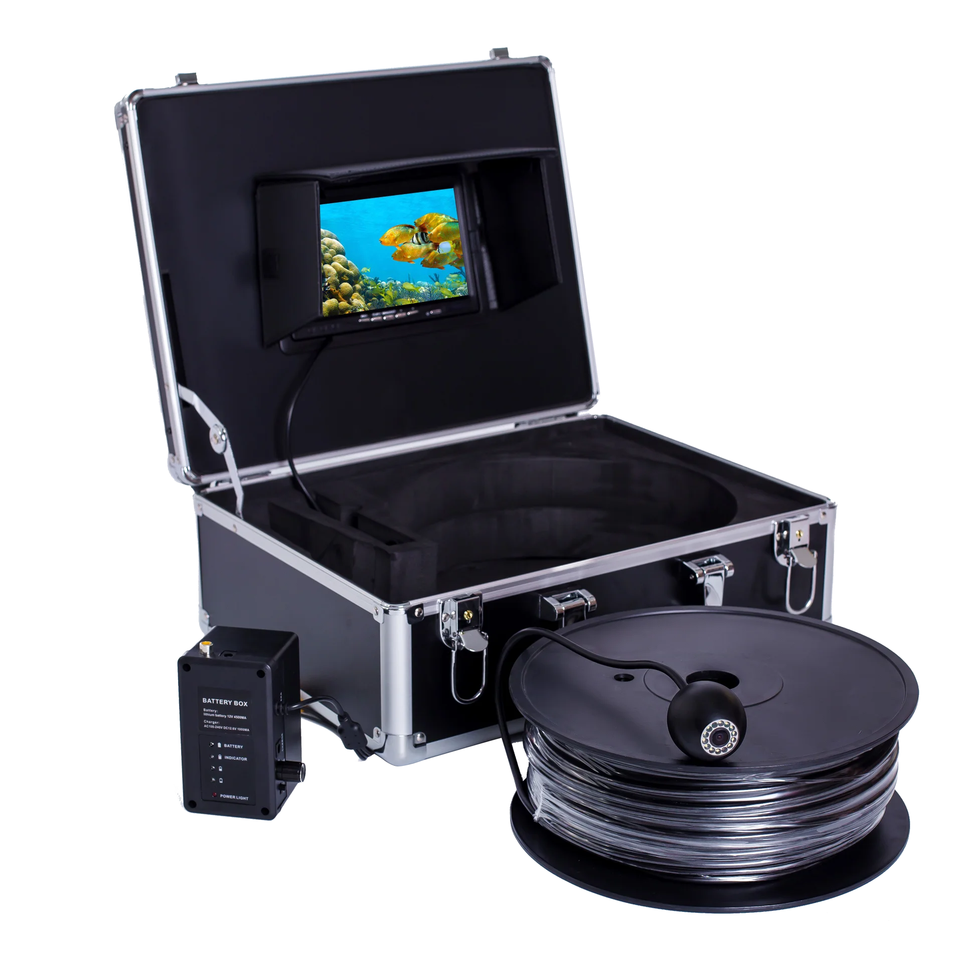 20mケーブル 7インチ 1000TVL HD防水水中釣りカ - Fishing Camera のレビューと価格